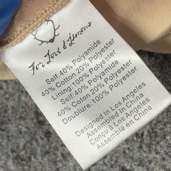 FOR LOVE & LEMONS Temecula mini dress in Wine size XS - Picture 7 of 7